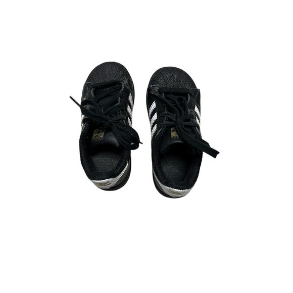 Adidas Original Superstars - Unisex Toddler Sneakers / Shoes - Lace Up - size 9 - Picture 4 of 7